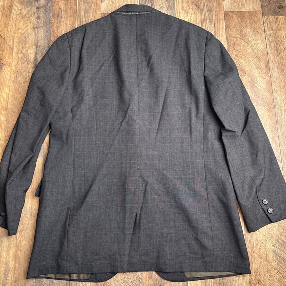 Vintage Brooks Brothers 346 Wool Blazer Men's 42R Gray Sport Coat USA Made 6548 - Picture 2 of 11